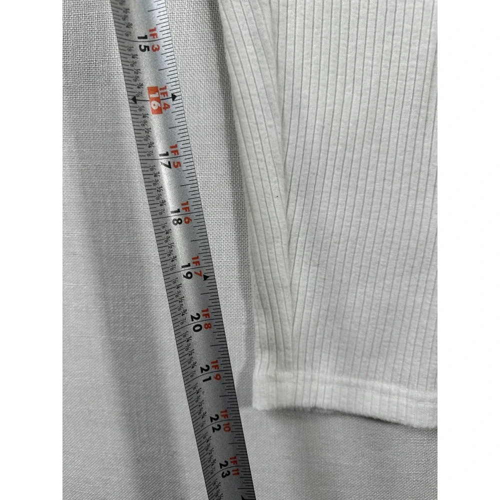 Polo Ralph Lauren Girls‎ Ribbed Knit Leggings Cream White Size L 12-14 Pony Logo